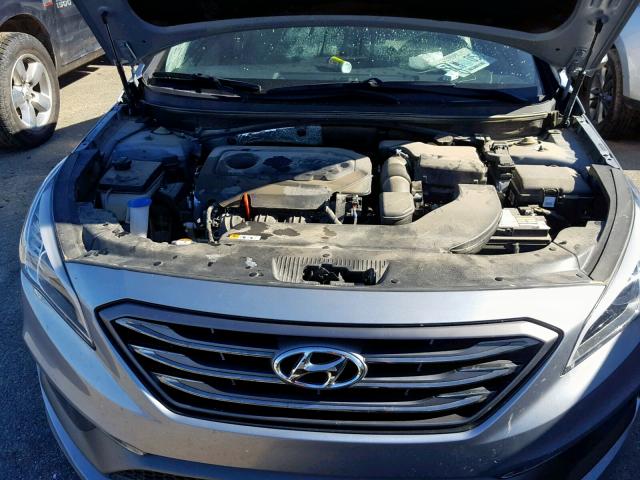 5NPE34AF9HH440482 - 2017 HYUNDAI SONATA SPO SILVER photo 7