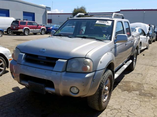 1N6ED27TX1C313138 - 2001 NISSAN FRONTIER C SILVER photo 2