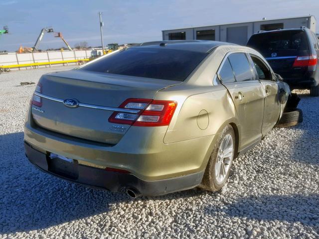 1FAHP2E87DG109972 - 2013 FORD TAURUS SEL GREEN photo 4