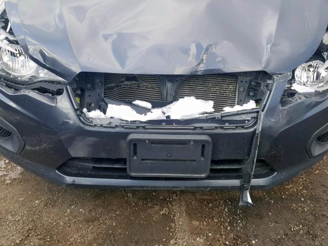 JF1GJAA66EH026394 - 2014 SUBARU IMPREZA BA BLUE photo 9