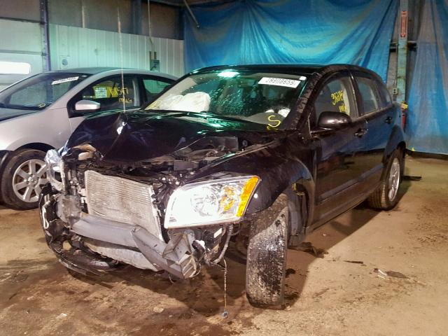 1B3HB48B18D786150 - 2008 DODGE CALIBER SX BLACK photo 2