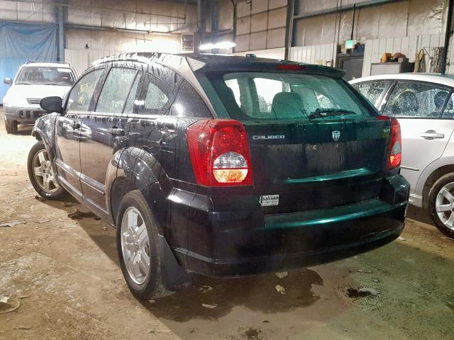 1B3HB48B18D786150 - 2008 DODGE CALIBER SX BLACK photo 3