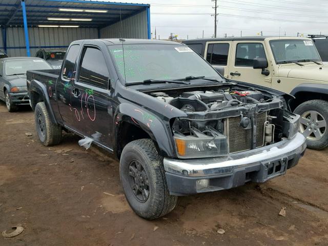 1GTDT39E288204448 - 2008 GMC CANYON SLE BLACK photo 1