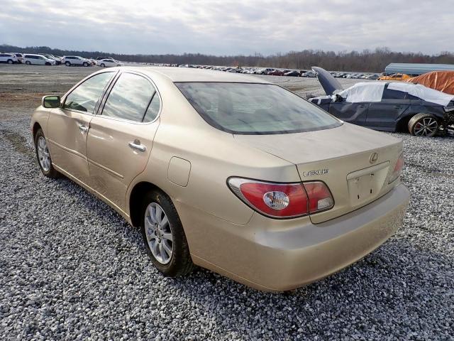 JTHBF30G920053691 - 2002 LEXUS ES 300 GOLD photo 3