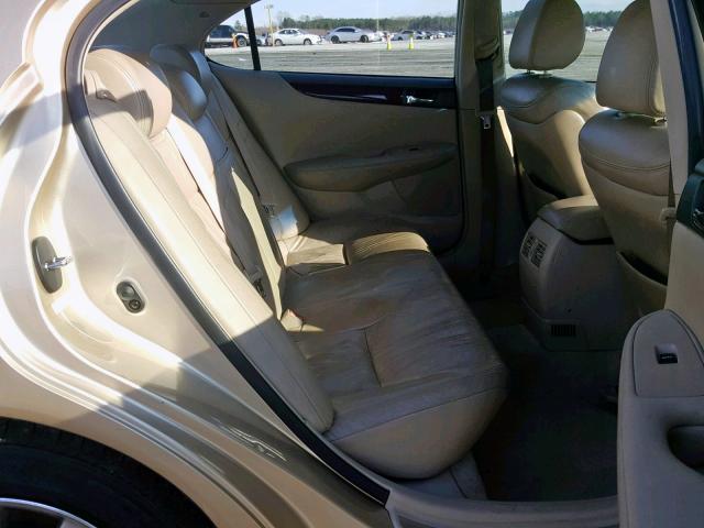 JTHBF30G920053691 - 2002 LEXUS ES 300 GOLD photo 6