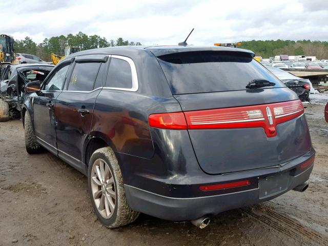 2LMHJ5AT4ABJ10636 - 2010 LINCOLN MKT BLACK photo 3