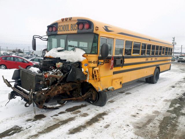 1BAKGCKH86F229275 - 2006 BLUE BIRD SCHOOL BUS YELLOW photo 2