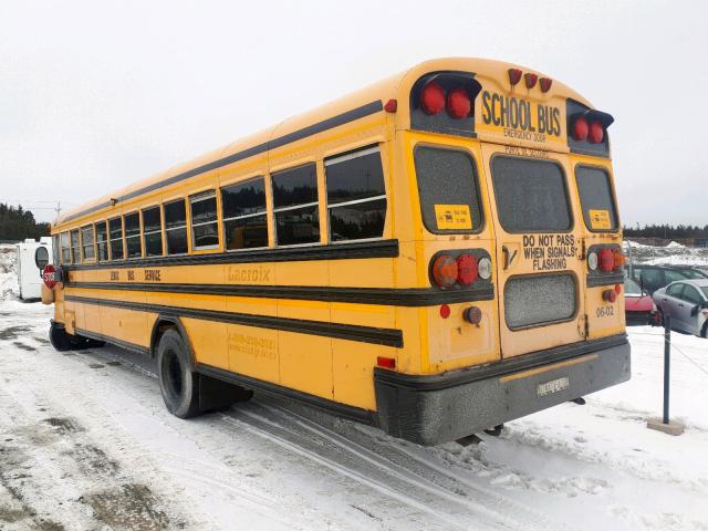 1BAKGCKH86F229275 - 2006 BLUE BIRD SCHOOL BUS YELLOW photo 3