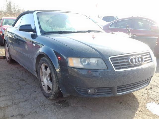 WAUAC48H53K030033 - 2003 AUDI A4 1.8 CAB BLACK photo 1