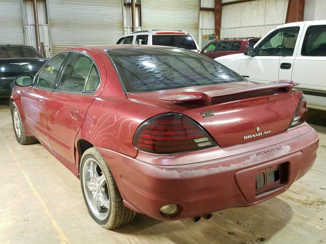 1G2NE52E75M147157 - 2005 PONTIAC GRAND AM S MAROON photo 3