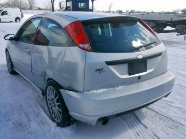 3FAHP39592R182661 - 2002 FORD FOCUS SVT SILVER photo 3