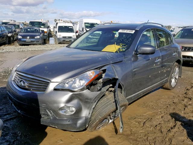 JN1AJ0HR5CM451588 - 2012 INFINITI EX35 BASE SILVER photo 2