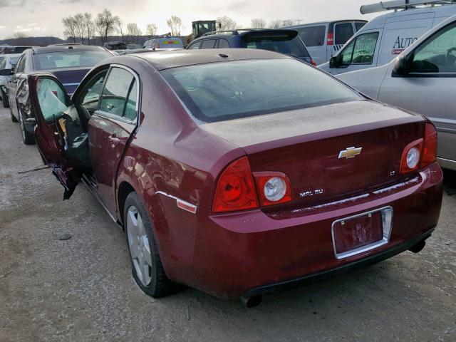 1G1ZJ577X8F292987 - 2008 CHEVROLET MALIBU 2LT MAROON photo 3