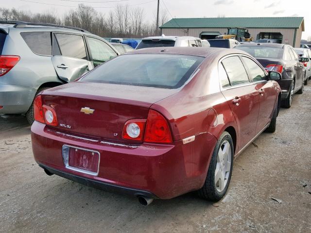 1G1ZJ577X8F292987 - 2008 CHEVROLET MALIBU 2LT MAROON photo 4