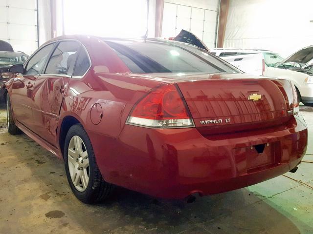 2G1WB5E33E1149379 - 2014 CHEVROLET IMPALA LIM RED photo 3