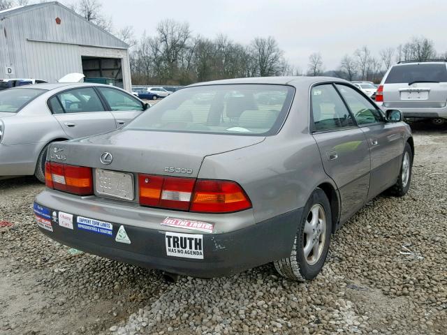 JT8BF28G1X0183454 - 1999 LEXUS ES 300 GRAY photo 4