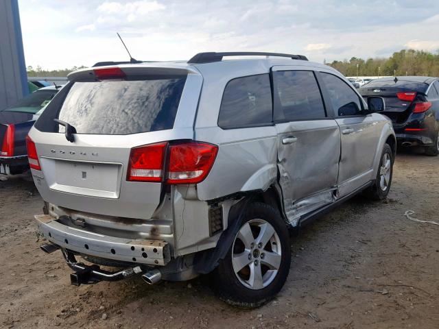 3D4PG1FG6BT561560 - 2011 DODGE JOURNEY MA SILVER photo 4