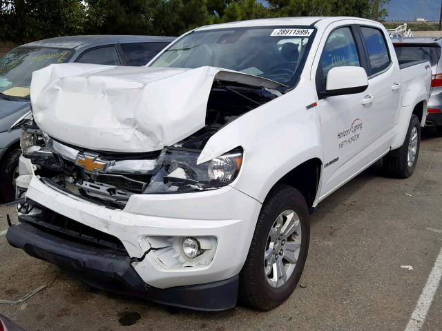 1GCPTCE19H1142829 - 2017 CHEVROLET COLORADO L WHITE photo 2