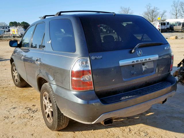 2HNYD18675H502068 - 2005 ACURA MDX TOURIN GRAY photo 3