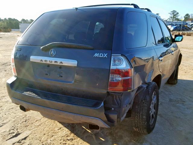 2HNYD18675H502068 - 2005 ACURA MDX TOURIN GRAY photo 4