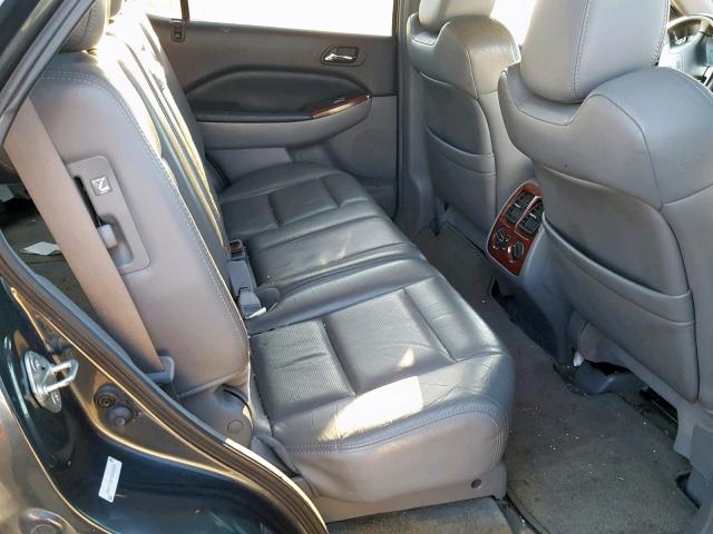 2HNYD18675H502068 - 2005 ACURA MDX TOURIN GRAY photo 6