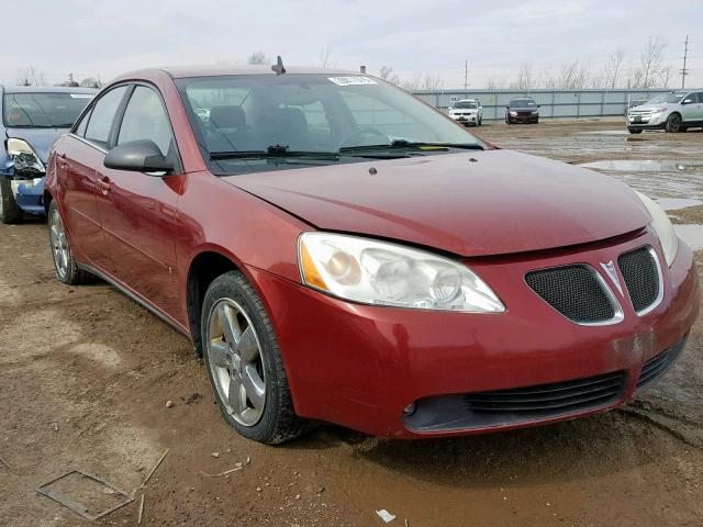 1G2ZH57N684158723 - 2008 PONTIAC G6 GT RED photo 1