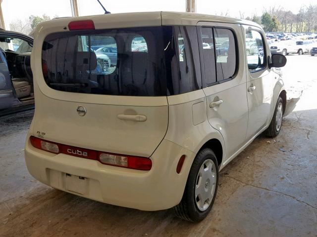 JN8AZ2KR3BT208798 - 2011 NISSAN CUBE BASE WHITE photo 4