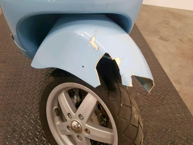 ZAPM448F695017180 - 2009 VESPA LX 150 BLUE photo 9