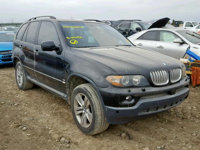 5UXFB53534LV02156 - 2004 BMW X5 4.4I BLACK photo 1