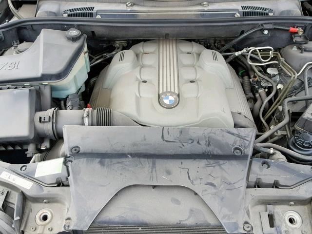 5UXFB53534LV02156 - 2004 BMW X5 4.4I BLACK photo 7