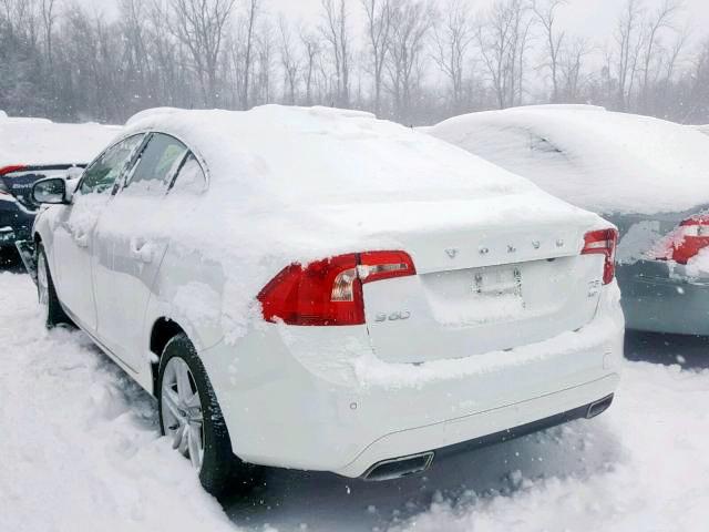 YV1612TK8F1336119 - 2015 VOLVO S60 PREMIE WHITE photo 3