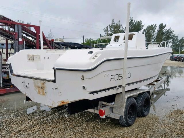 WJ0A11VWE001 - 2001 ROBA BOAT WHITE photo 4