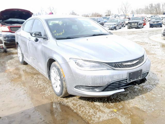 1C3CCCFB7GN194381 - 2016 CHRYSLER 200 LX SILVER photo 1