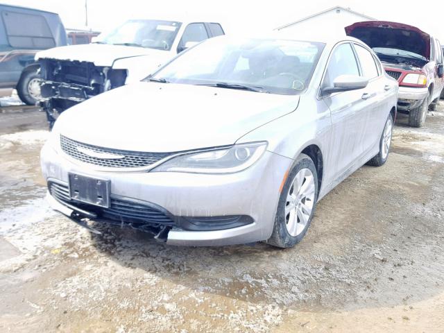 1C3CCCFB7GN194381 - 2016 CHRYSLER 200 LX SILVER photo 2