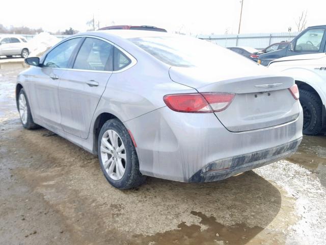 1C3CCCFB7GN194381 - 2016 CHRYSLER 200 LX SILVER photo 3