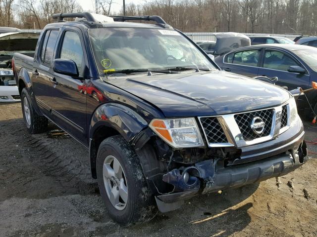 1N6AD07WX6C406228 - 2006 NISSAN FRONTIER C BLUE photo 1