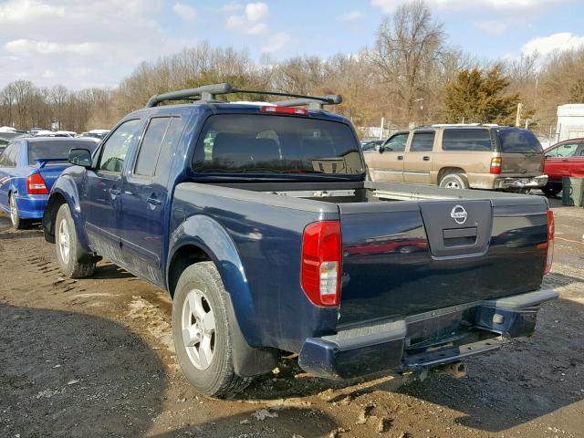 1N6AD07WX6C406228 - 2006 NISSAN FRONTIER C BLUE photo 3