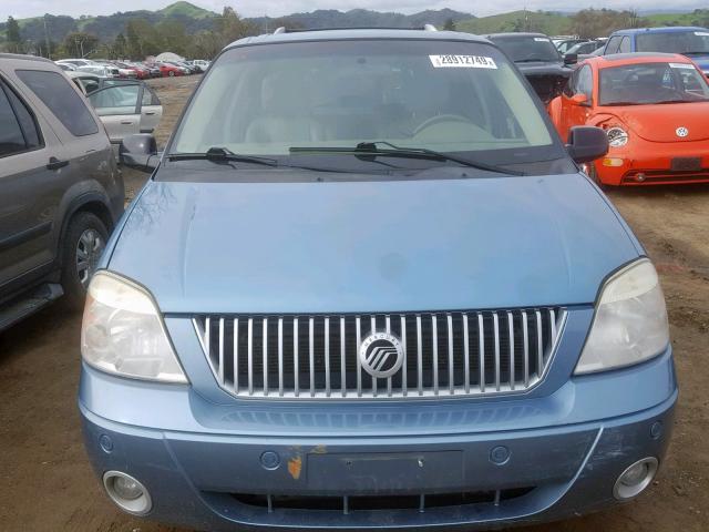 2MRDA22247BJ01461 - 2007 MERCURY MONTEREY L BLUE photo 9