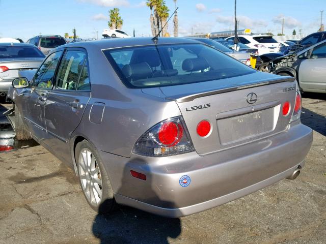 JTHBD192330073213 - 2003 LEXUS IS 300 GRAY photo 3