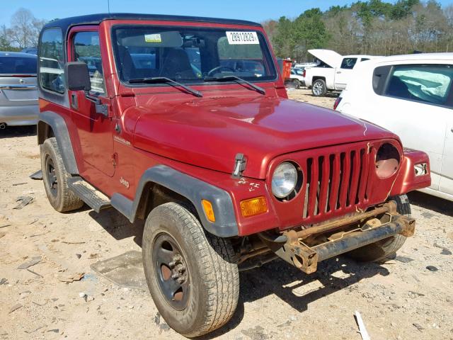 1J4FY29P9XP402030 - 1999 JEEP WRANGLER / RED photo 1