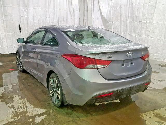 KMHDH6AE1DU010330 - 2013 HYUNDAI ELANTRA CO GRAY photo 3