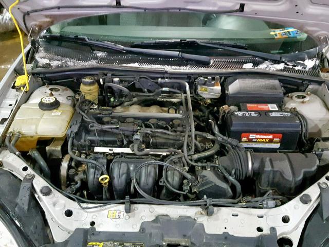 1FAFP34N25W298672 - 2005 FORD FOCUS ZX4 GRAY photo 7