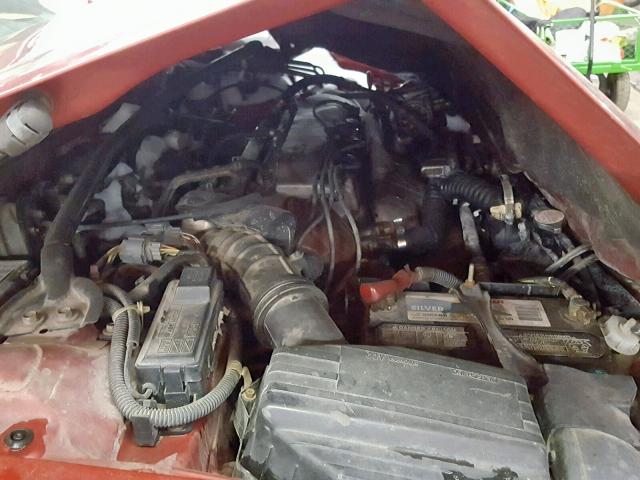 19UYA3149WL000073 - 1998 ACURA 2.3CL RED photo 7