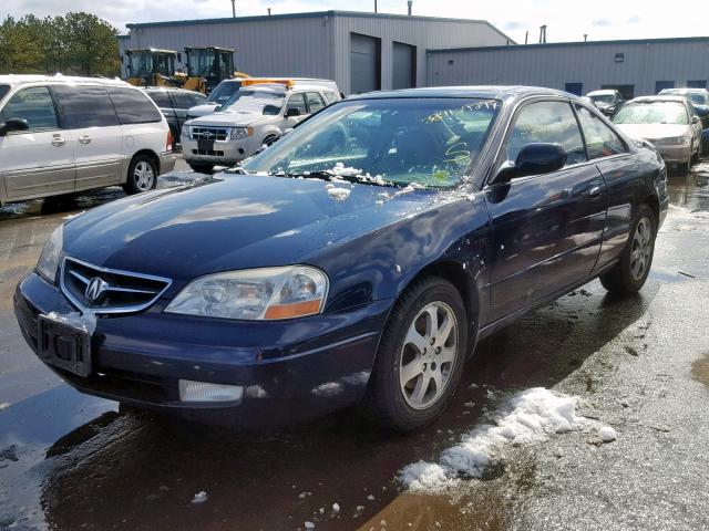 19UYA42441A032311 - 2001 ACURA 3.2CL BLUE photo 2