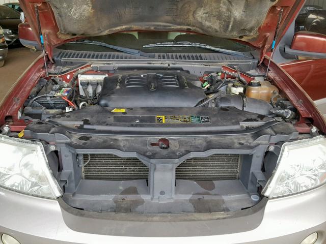 5LMFU28R73LJ37462 - 2003 LINCOLN NAVIGATOR RED photo 7