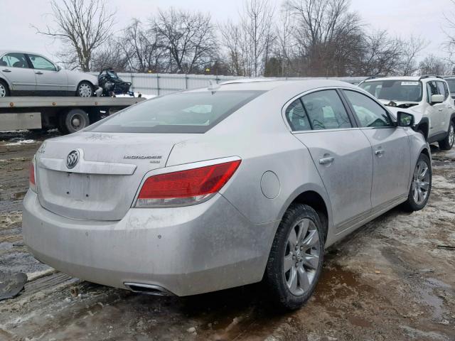 1G4GE5ED8BF359553 - 2011 BUICK LACROSSE C SILVER photo 4