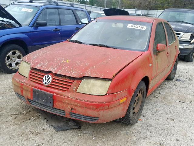 3VWRK69M42M008884 - 2002 VOLKSWAGEN JETTA GL RED photo 2