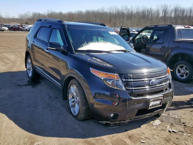 1FM5K8F85EGB08376 - 2014 FORD EXPLORER L BLACK photo 1