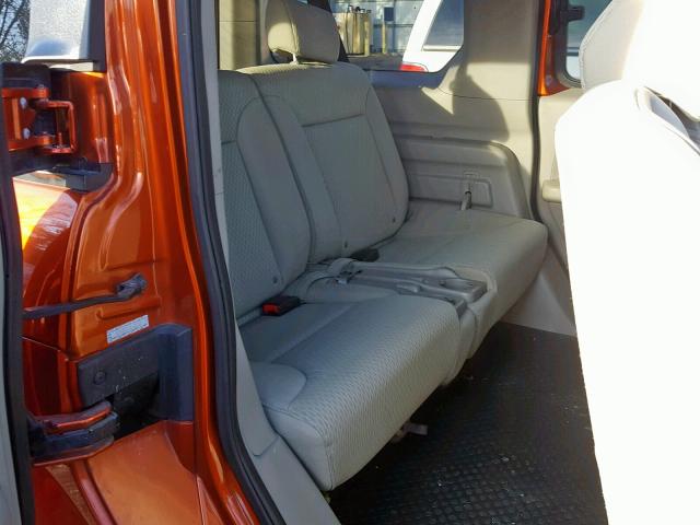 5J6YH2H76BL003487 - 2011 HONDA ELEMENT EX ORANGE photo 6