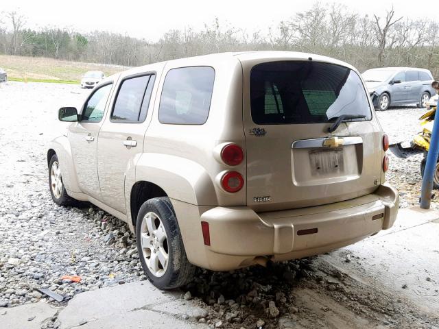 3GNDA23D77S575442 - 2007 CHEVROLET HHR LT GOLD photo 3